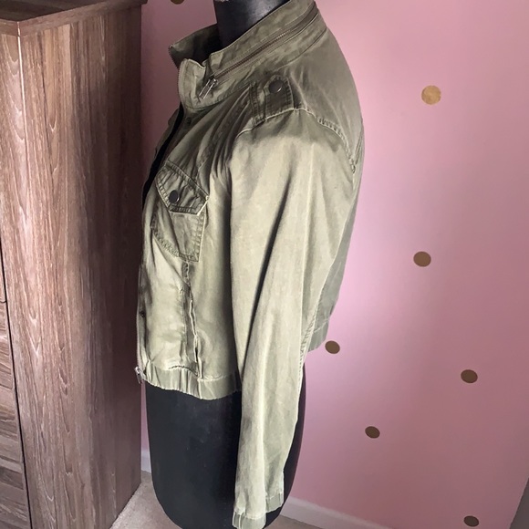 Rubbish Olive Green Jacket Size L - Picture 2 of 10